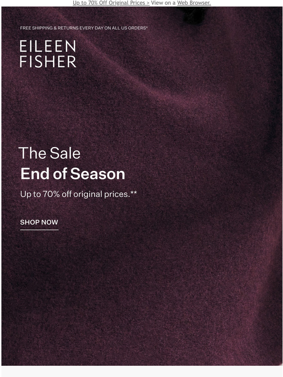 The End-of-Season Sale