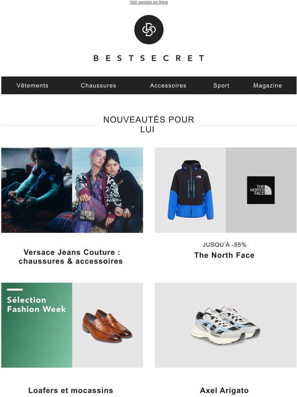 Versace Jeans Couture : chaussures & accessoires | The North Face | Loafers et mocassins | Axel Arigato