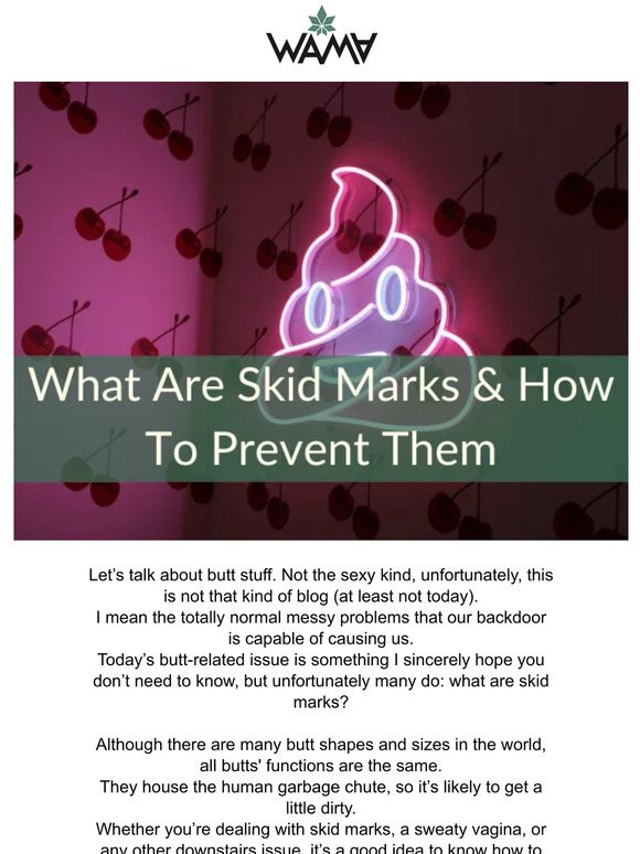 WAMA Underwear What Are Skid Marks & How To Prevent Them Milled