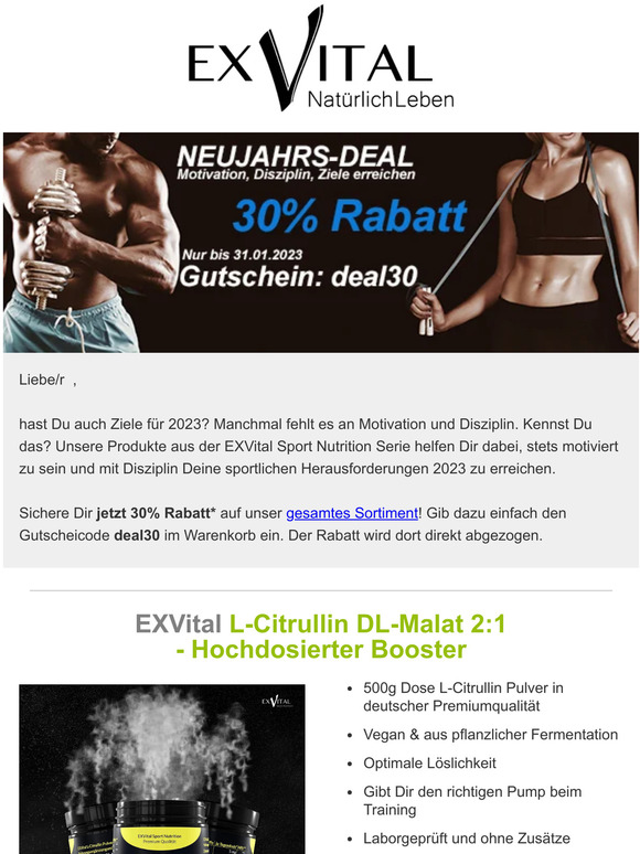 Neujahres-Deal | Jetzt -30% sichern