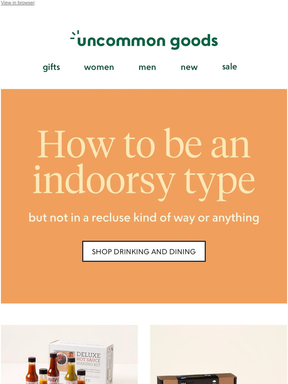 Goods How to be an indoorsy type Milled