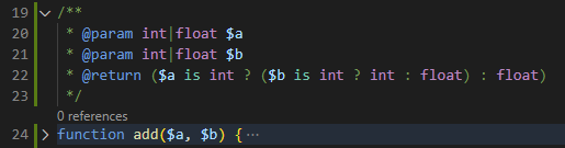 phpstan conditional return types