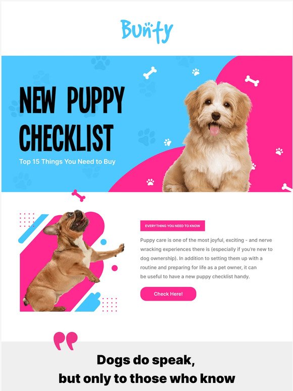 New Puppy Checklist is here that every pet lover should be aware of!