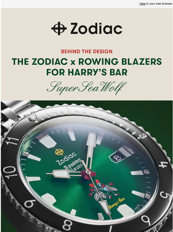 Zodiac Behind the Design Zodiac x Rowing Blazers Milled