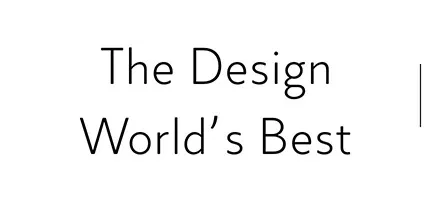 The Design World’s Best