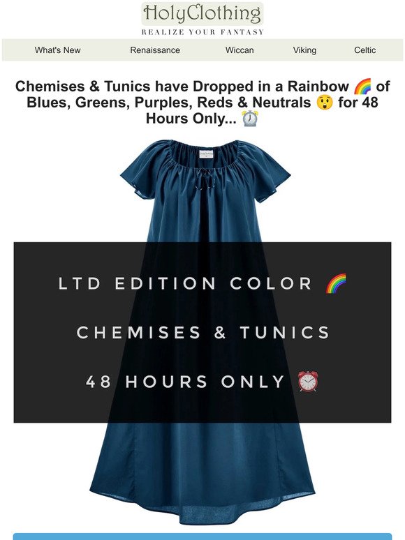 48 Hour Drop ⏰ Ltd Chemise Colors
