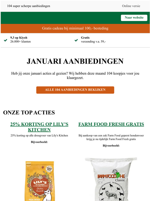 Al onze maandaanbiedingen op een rijtje