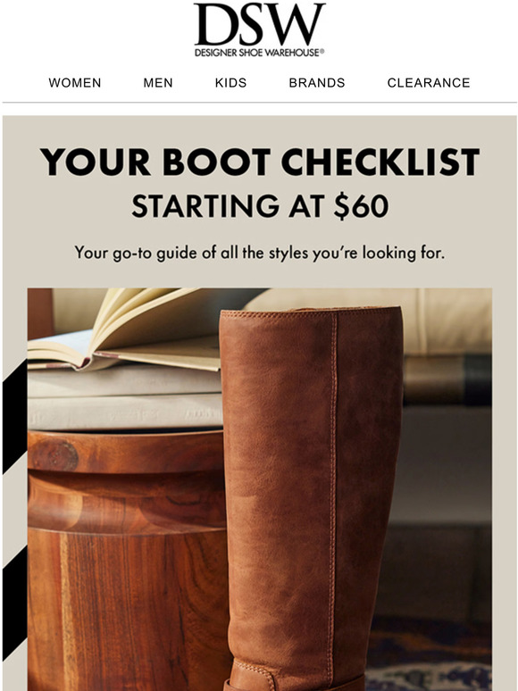 dsw Boots, boots, and more boots. Milled