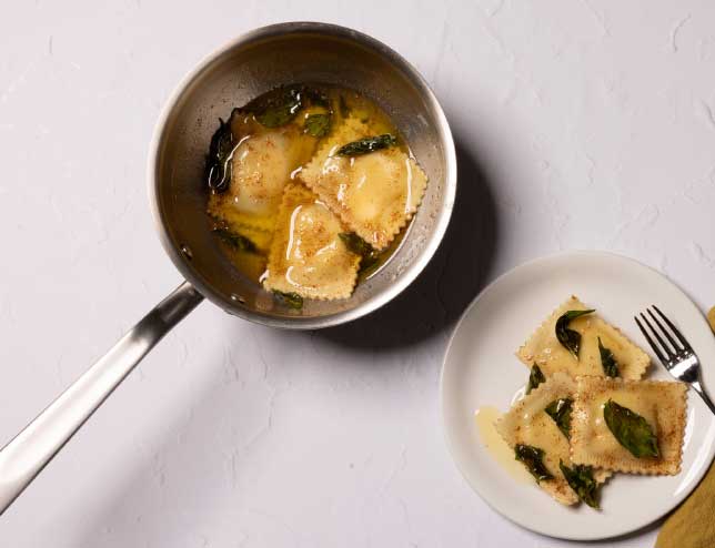Brown Butter Ravioli