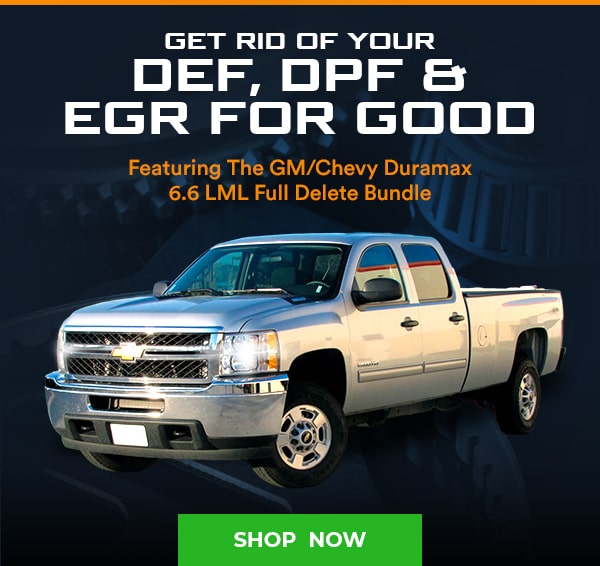 GET RID OF YOUR DEF, DPF & EGR FOR GOOD Featuring The GM/Chevy Duramax 6.6 LML Full Delete Bundle