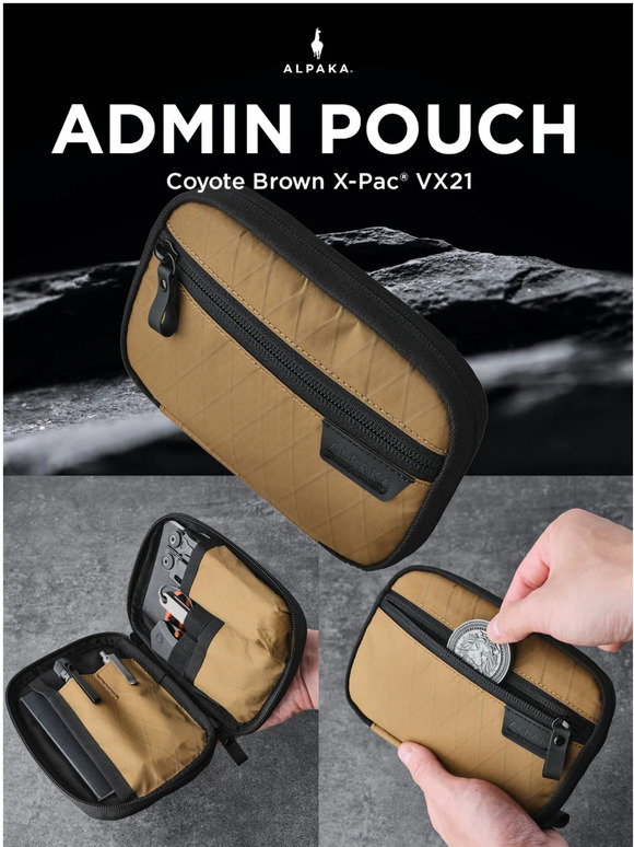 Computer Admin Pouch ALPAKA: Just in: New Admin Pouch Color | Milled