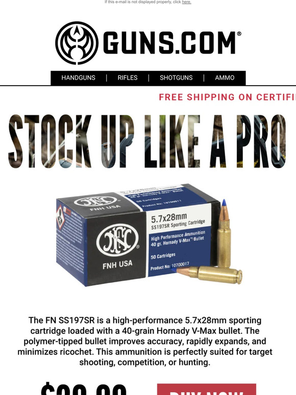 Guns Com X Mm Ammo Perfect For Competition Or A Day At The Range