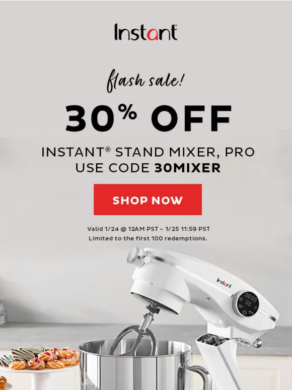 😍 Your dream stand mixer is 30% off
