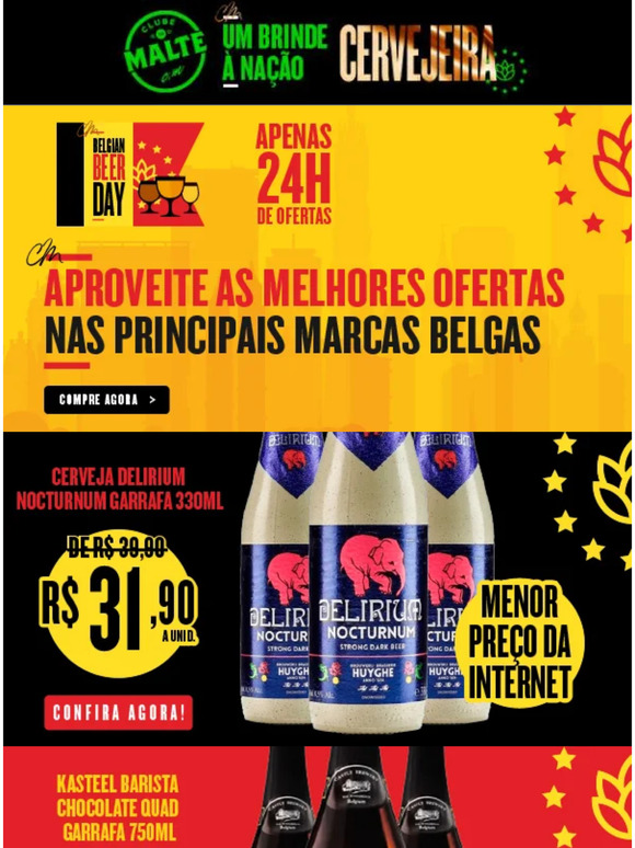 Clube do Malte Últimas horas de Belgian Beer Day! Os maiores descontos