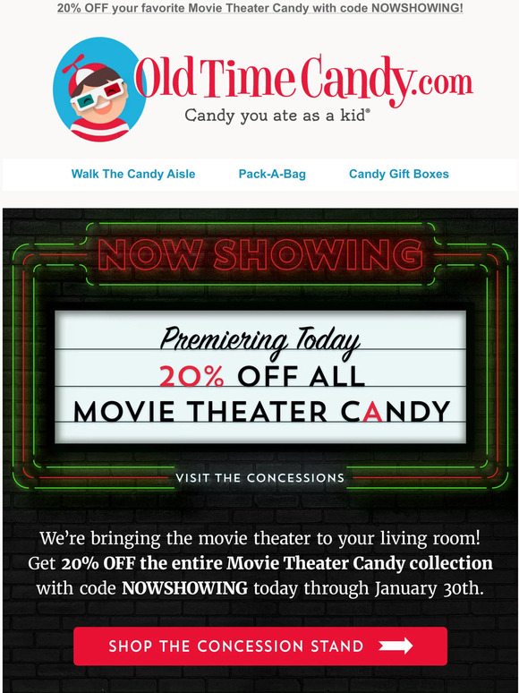 Old Time Candy Let’s all go to the movies 🎥 Milled