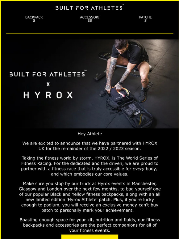 Built for Athletes Get To Know Graham Halliday Milled