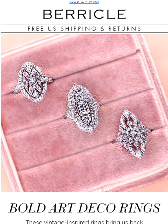 Bold Art Deco Rings