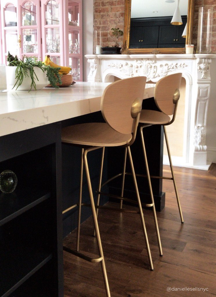 Industry West Bar Stool Standards Milled