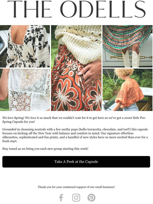 FRESH STYLES FOR A NEW YEAR