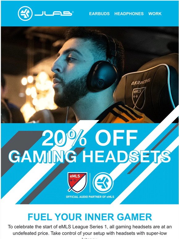 20% OFF Gaming Headsets