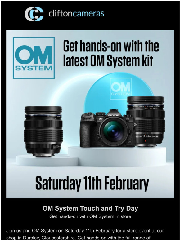 OM System Touch and Try Day 👀
