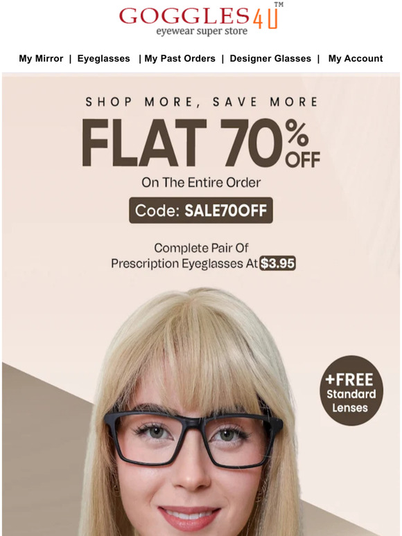 Goggles4u It's Time To Save More Milled