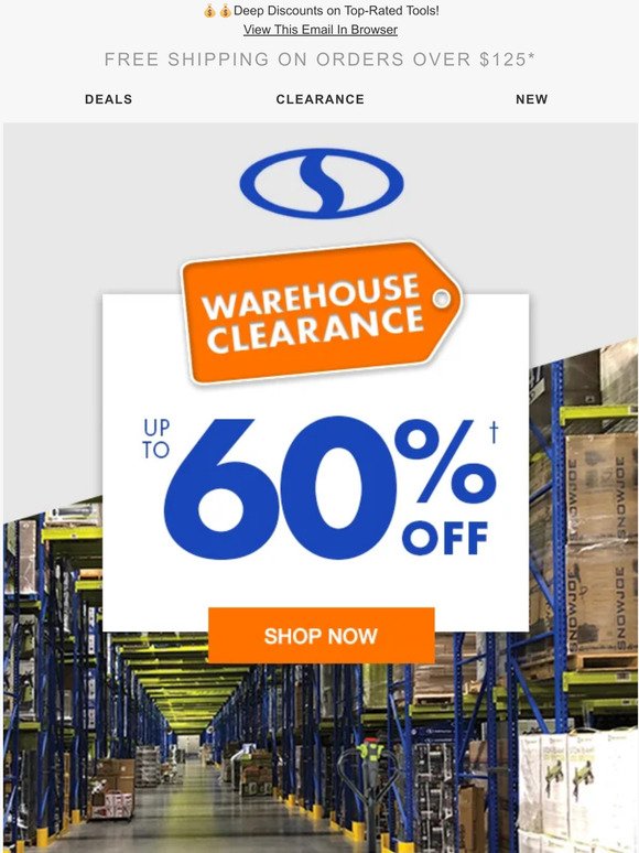 📦 WAREHOUSE 📦 CLEARANCE 📦 Up To 60% OFF 📦