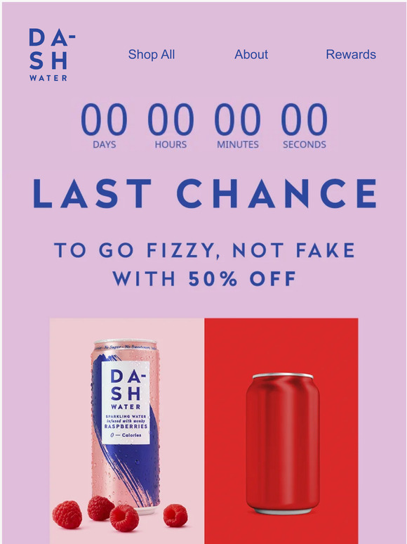 Last chance for 50% off ⏰