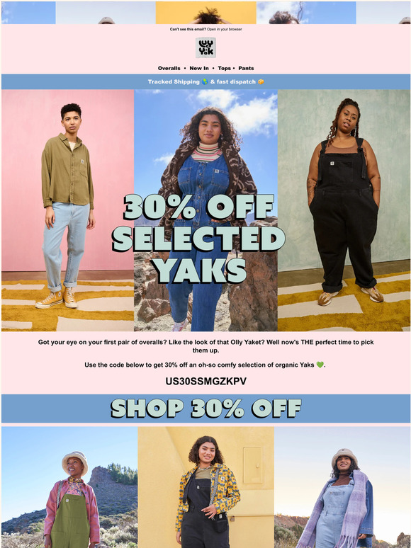 Lucy and Yak 🎉 Get 30 OFF selected Yaks 🎉 Milled