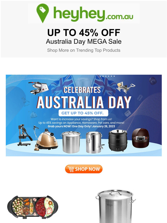 Australia Day Sale 2023 for You Only!