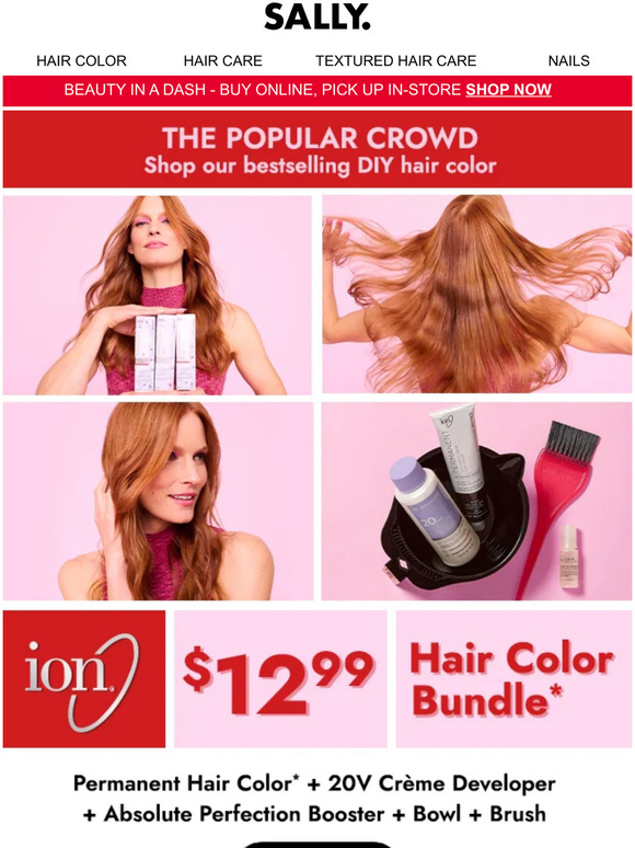 Stand Out With The Best In Hair Color With ion! 🌟🌟