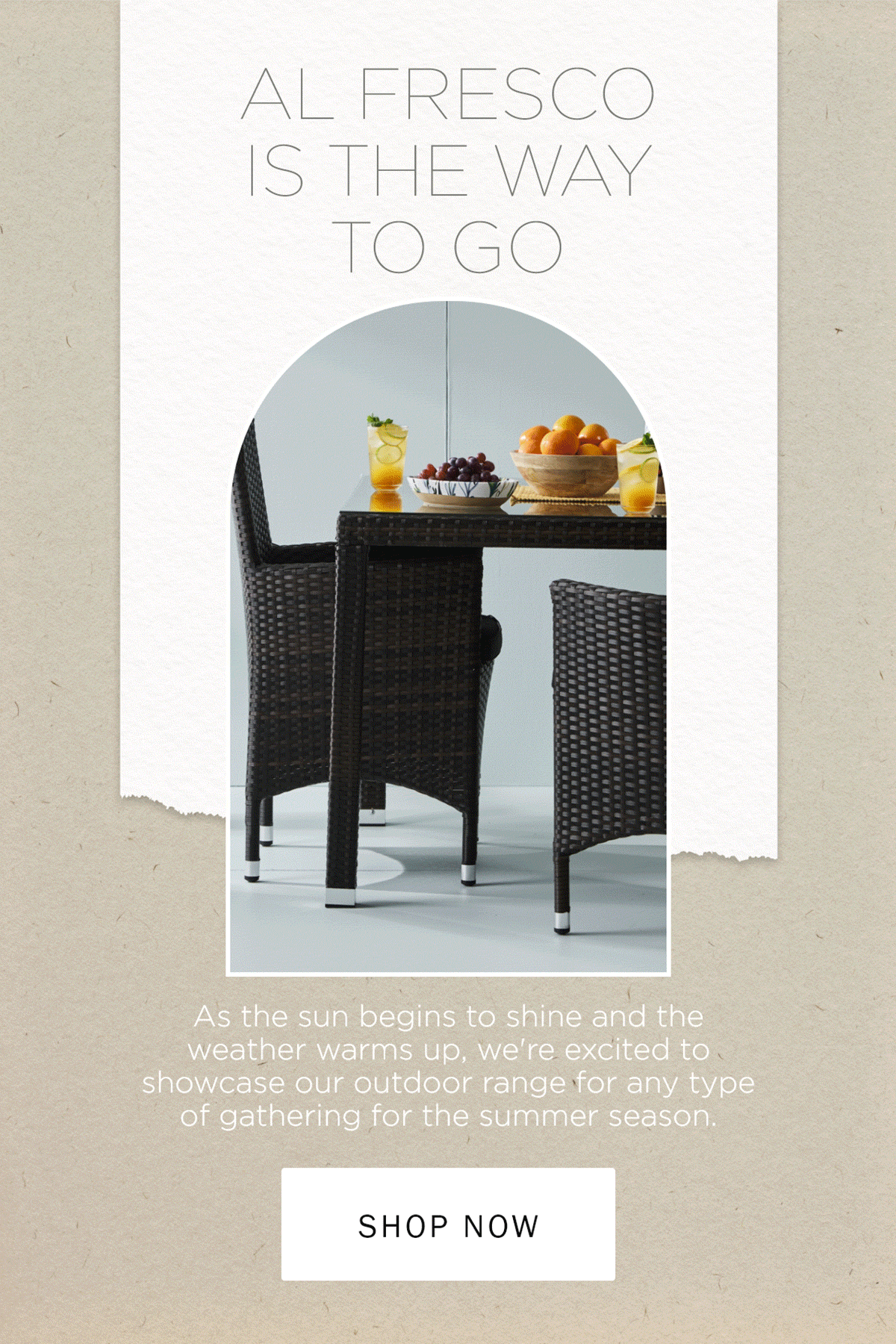 Briscoes Create the ultimate Summer sanctuary Milled