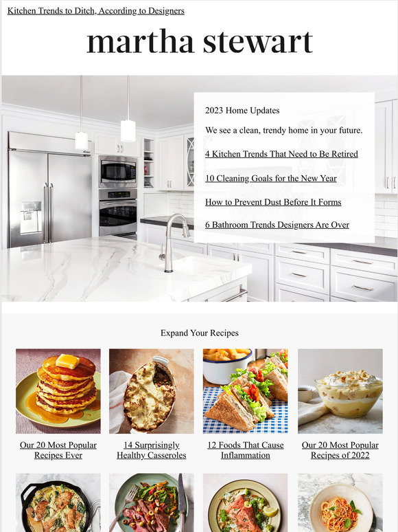 Martha Stewart: 4 Kitchen Trends That Need to Be Retired ASAP | Milled