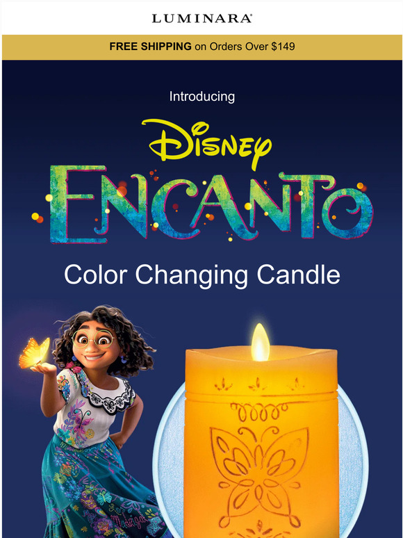 Luminara Introducing the Disney Encanto Candle by Luminara Milled