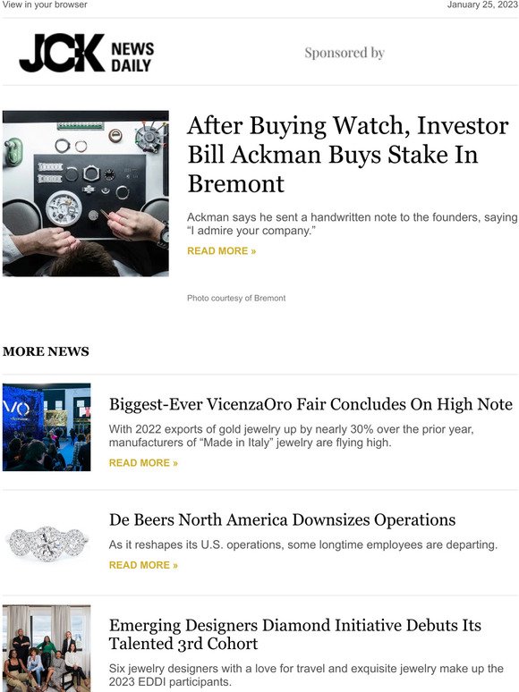 After Buying Watch, Investor Bill Ackman Buys Stake In Bremont
