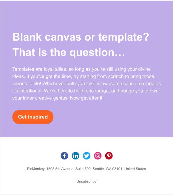 Quick Tip: Use Design Templates for Inspo, Not as a Crutch!