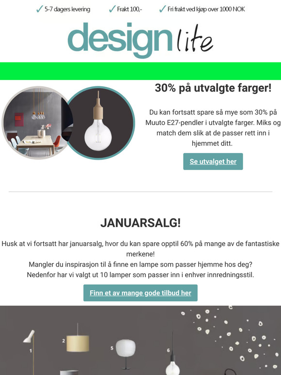 30% på utvalgte farger! ✨