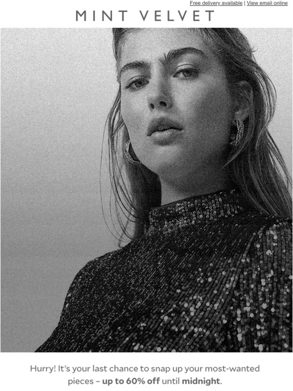 Mint Velvet LAST CHANCE our sale ends at MIDNIGHT Milled