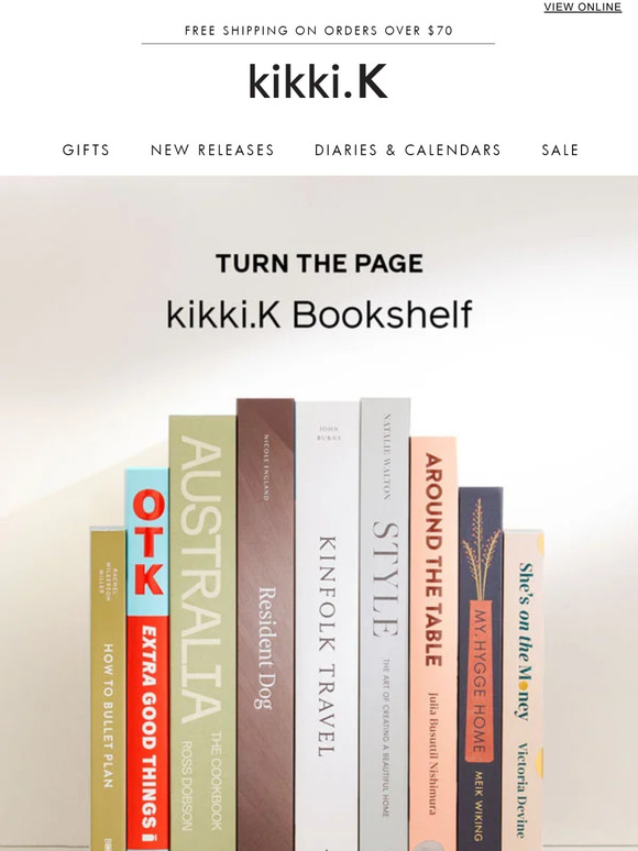 The kikki.K Bookshelf is now open!