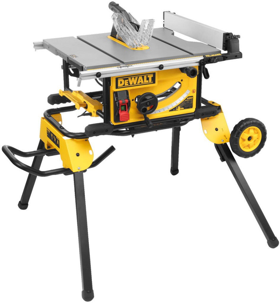 DeWALT DWE7492SET 2000W Tafelzaag met Ø250mm Zaagblad en verrijdbaar Onderstel DWE74911-XJ
