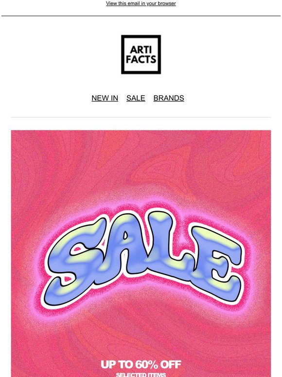 SALE!😱 Up to 60%. off!