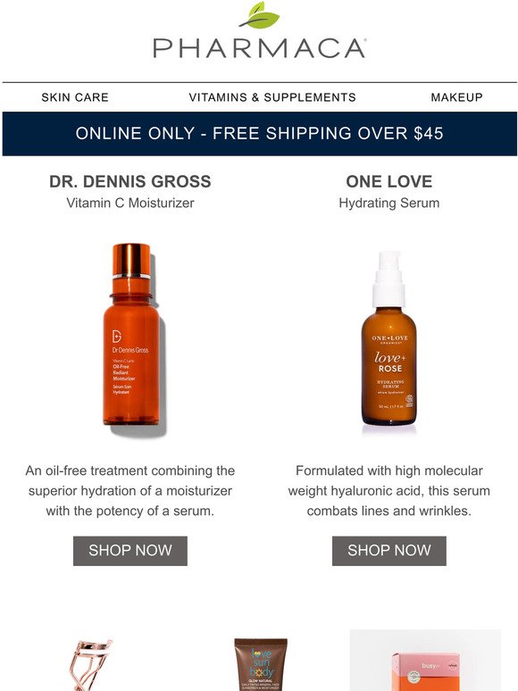 15% off Site Wide and New Arrivals From: Dr. Dennis Gross, One Love, Jenny Patinkin, and more!