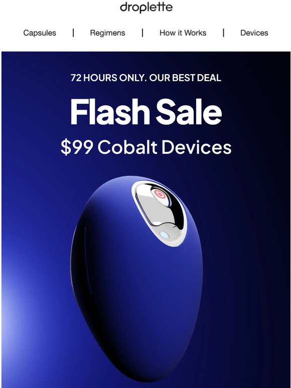 ⚡️ Flash Sale ⚡️ Save $200 on Cobalt Blue Devices
