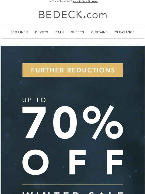 The Final Week! Shop Up To 70% Off Now!