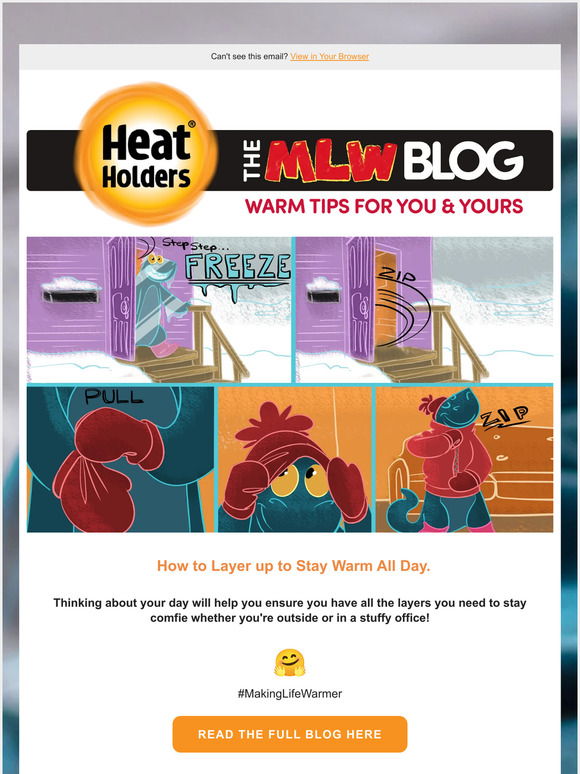 Do you know how to stay warm all day by layering?