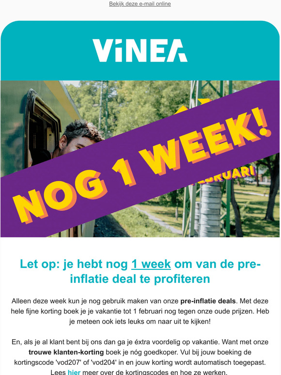 Nu of nooit! ⏳ Boek jouw zomervakantie lekker voordelig!