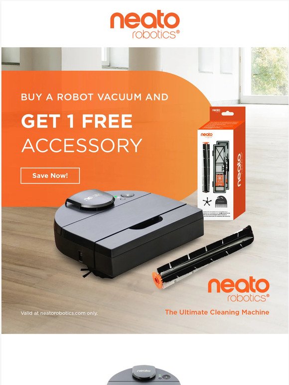 Automate your cleaning routine today with a Neato robot vacuum.