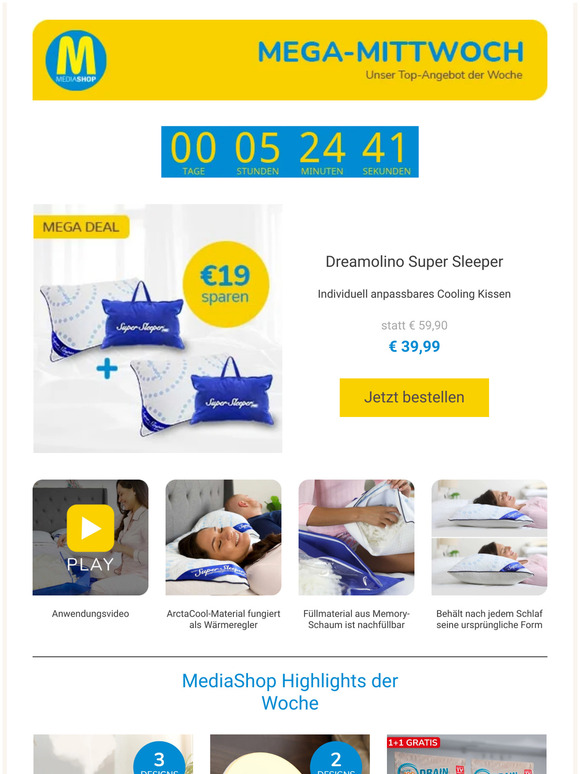 ⏰Nur noch wenige Stunden: Dreamolino Super Sleeper im Mega Deal