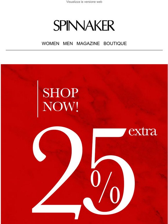 Sale is great but Extra sale is better | Extra 25% Off