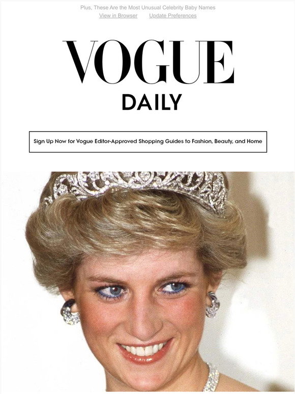 VOGUE The Story Behind Princess Diana’s Beloved Victor Edelstein Dress